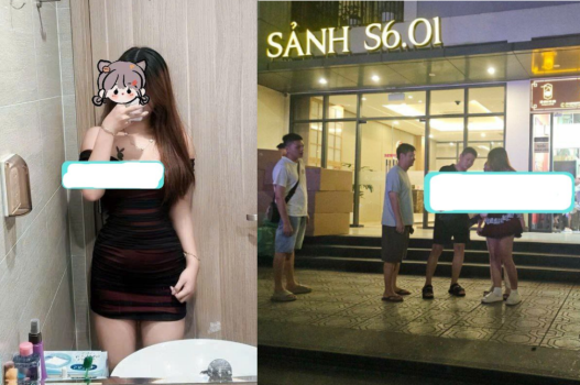 Hot girl đi khách bị quay clip lén