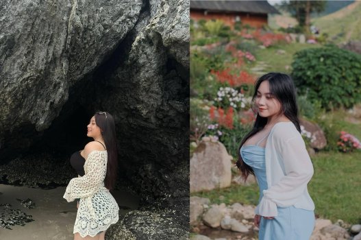 Sex với vùng kín múp của chị gái mưa